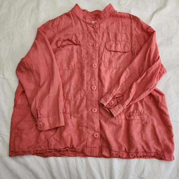 CJ Banks Coral Utility Jacket - Picture 4 of 8